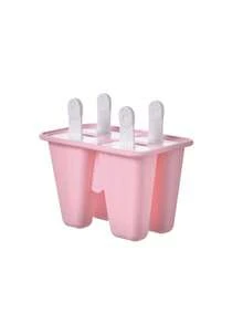 1pc Reusable Silicone Ice Cream Mold, Can Make 4 Or 6 Popsicle Molds, Suitable For Homemade Ice Cream, Popsicles, Frozen Jelly And Ice Lollies. Solid Color Multi-Cavity Design, Applicable For Home Kitchen, Ice Cream, Popsicle, Tray, Storage Box, Popsicle Rack And Refrigerator - Multicolor - View 5