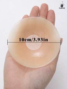 2/6/12/20入 大尺碼矽膠乳貼 個別包裝 大號 8cm-10cm 隱形黏貼式胸貼 適用露背洋裝與泳衣 - 彩色 - 查看 7