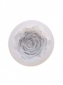1个3D牡丹花蜡烛硅胶模具，用于制作香薰蜡烛、石膏装饰品 - 牡丹花 - 查看 4