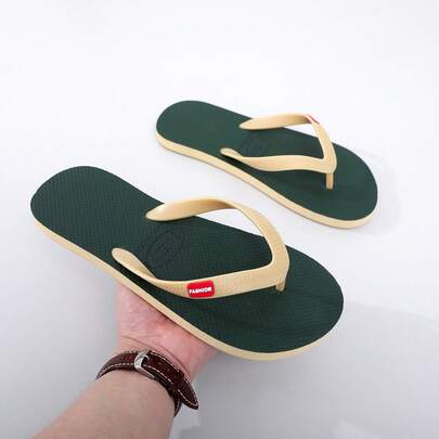 Sandalias de dedo de alta gama para hombres, antideslizantes, resistentes a los olores y duraderas, con suela gruesa de goma para uso en exteriores y playa