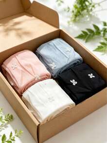 1盒夏季雪纺蝴蝶结防紫外线袖套，宽松优雅女士风格，适合送礼、度假、日常穿搭、通勤、骑行 - 禮盒裝 - 查看 5