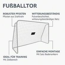 Football Goal - White - View 1