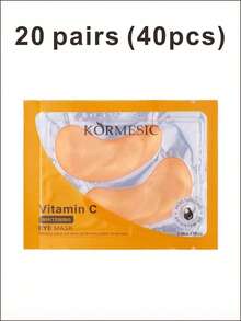 20 miếng (10 cặp) mặt nạ mắt chứa Axit Hyaluronic, giúp làm săn chắc và sáng da vùng mắt, bảo vệ mắt, giảm bọng mắt, cải thiện quầng thâm, làm trắng và dưỡng ẩm, phù hợp cho cả nam và nữ. - Nhiều màu - Xem 20
