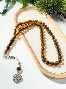 1pc High-Quality 45-Bead Muslim Prayer Beads, Dignified And Elegant Religious Gift - Multicolor - View 6