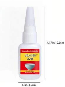 陶瓷修补胶，专业无缝陶瓷粘合剂，耐热，瓷器修补，宜兴紫砂壶修补，超强粘合，防水修补胶，速干通用修补胶 - 21克 - 查看 12