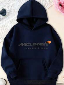 T Race Car Race Team Hoodie  Cotton Hoodie For Men - 藏蓝色 - 查看 3