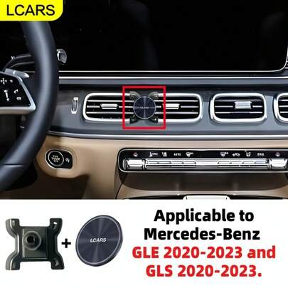  Giá đỡ điện thoại trên ô tô LCARS tương thích với các mẫu xe GLE từ năm 2020 đến 2023 và các mẫu xe GLS từ năm 2020 đến 2023. Giá đỡ điện thoại từ tính không cản trở tầm nhìn hoặc cửa gió điều hòa và cho phép xoay đa góc.
