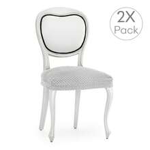Kiva 2 Universal And Versatile Chair Covers, Various Colors Available – Easy-To-Fit Protective Chair Cover For Backrest, Seat And Arms - Grey - View 9