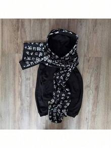2026 Fashion High Street  Harajuku New Printed Zipper Pullover Gothic Men's And Women's Same Style - 衛衣款式02 - 查看 3