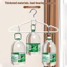 10/20/40/60/100个装防滑浸胶衣架 莫兰迪色 轻奢家用衣架 - 米色 - 查看 5