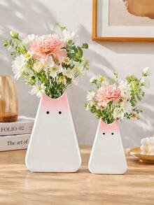 1pc Cute Cartoon Cat Tail Flower Pot, Suitable For Balcony Use - Minimalist Planter - Flowerpot - View 13