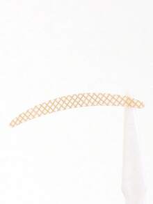 10片蕾丝双眼皮贴，网状隐形自然无缝美妆贴，防水防汗，高粘性化妆工具配件 - 杏色 - 查看 4