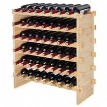Porte-bouteilles de vin et porte-verres à vin - Kaki - Voir 8