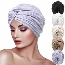 1pc Polyester Bohemian Rhinestone Headband Hat, Suitable For Party, Wedding, Vacation, Evening Date, All Seasons Sleep Bonnet,Holiday,Festival - 1 Item - View 9