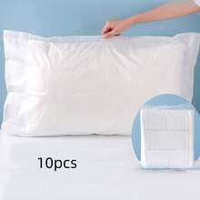 1 cái/10 cái/20 cái vỏ gối dày dặn dùng một lần, thích hợp cho phòng ngủ khách sạn, thẩm mỹ viện, chất liệu vải không dệt, thoáng khí (không bao gồm ruột gối) - Nhiều màu - Xem 11