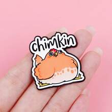 Ghim cài áo hình mèo đen, hình ếch, hình cá voi, ghim cài ve áo, huy hiệu cài trên ba lô, phụ kiện quần áo, trang sức thời trang, quà tặng. - màu đen - Xem 9