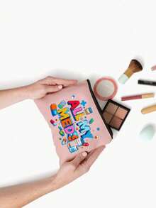 Borsa cosmetica con motivi a cartoni animati di "Tutti i miei farmaci" con pillole e bottiglie di medicinali, borsa da viaggio rossa con cuscino ad aria, borsa per il trucco, borsa per prodotti per la cura della pelle, elementi essenziali da viaggio, forniture per dormitorio, borsa da viaggio, borse a tracolla, smalto per unghie, borsa pieghevole per lo stoccaggio, stoccaggio di prodotti di bellezza, borsa per il caricabatterie, per l'estate, le vacanze, la spiaggia, i pendolari, regalo per la festa della mamma - Multicolore - Visualizzare 5