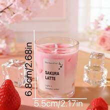 1PC Jelly Gel Scented Candle (Coffee/Matcha/Sakura/Taro/Lavender Multi Scents), Indoor Aroma, Home & Wedding Decor, Housewarming Birthday Gift, Present For Women - A - View 12