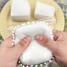 Realistic Soft Tofu Squeeze Toy, Slow Rebound Stress Relief Toy, Soft And Mushy Toy, Perfect Birthday, Surprise, Holiday, Christmas Gift - Multicolor - View 7