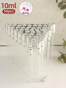 1pc/8pcs/50pcs 2/3/5/10ml Mini Refillable Clear Glass Spray Bottle, Portable Perfume Bottle, Refillable For Beauty, Essential Oils, Plants, Home Use, Travel Essentials, Fine Mist, Non-Irritating, Suitable For Business Travelers And Busy Professionals - Multicolor - View 23