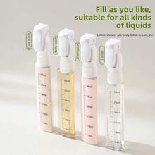 4-In-1 Portable Cosmetic Shampoo Dispenser Storage Bottle Plastic Travel Friendly Compact Design Easy Carrying 6DVP - Green+Green - View 6