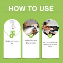 Multi-Purpose No-Rinse Cleaning Spray - Rich Foam Kitchen Grease And Stain Remover | Multi-Purpose No-Rinse Cleaning Spray - Rich Foam Kitchen Grease And Stain Remover, An All-Surface Daily Foam Cleaner Suitable For Stoves, Ovens And Countertops | Rinse-Free Household Essential - Liquid - View 4