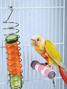 Bộ 2 máng ăn chim bằng thép không gỉ - Bền chắc, thích hợp cho vẹt, vẹt mào, vẹt xám châu Phi, vẹt công, vẹt và vẹt đuôi dài. - A - Xem 7