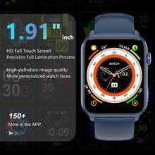 Unisex Smartwatch,Sports Watch With LED Flash Light, IP68 Waterproof For Phones/Android, Fitness Watch With Heart Rate Monitor Sleep Tracking Step Counter Calorie Counter Blood Pressure Monitor, 10 Days Battery Life, Hiking Gift For Men Orwomen - View 4