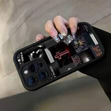 Fundas para celular básicas, negro mate minimalista,compatible con iphone 11/11 pro/11 pro max/12/12 pro/12 pro max/13/13 pro/13 pro max/14/14 pro/14 pro max/15/15 pro/15 pro max/16/16 pro/16 pro max/17/17 pro/17 pro max, resistente al agua, a los golpes y a los arañazos, regalo de cumpleaños para hombre - Estilo (1 pieza) - Ver 4