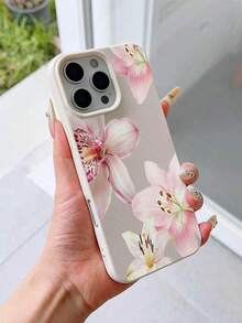 1个粉色百合花纹哑光防摔全包覆TPU手机保护壳，兼容 7/8/7 Plus/8 Plus/X/XS/XR/XS Max/11/11 Pro/11 Pro Max/12/12 Pro/12 Pro Max/12 Mini/13/13 Pro/13 Pro Max/13 Mini/14/14 Pro/14 Pro Max/14 Plus/15/15 Pro/15 Pro Max/15 Plus/16/16 Pro/16 Pro Max/16 Plus/17/17 Pro/17 Pro Max/Air - 彩色 - 查看 3