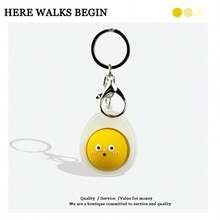 1pc Cute Realistic Egg Squeeze Doll Keychain, Creative Small Gift, Birthday/Holiday Gift, Popular Doll - Multicolor - View 8