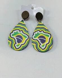 Brazil World Cup Earrings - 耳環 24 - 查看 1