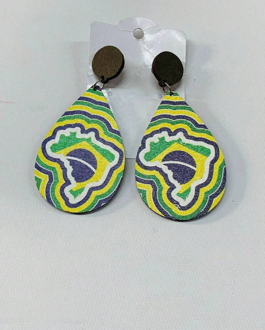 Brazil World Cup Earrings - 耳環 24 - 查看 1