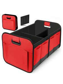 XUDA 1pc/2pcs Heavy Duty Car Trunk Storage Box, Foldable Multi-Compartment Design With Reinforced Handle, Suitable For Sedan, SUV And MPV, Trunk Organizer - 2 PC - View 11