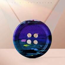 5pcs Round Buttons With Artistic Oil Painting Patterns, Suitable For Mixing Color Resin, Sewing On Jackets, Suits, Plush Toys, Handicrafts And DIY Creative Projects - 5pcs - View 30