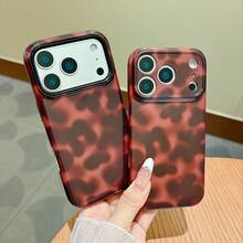 Koolife 1 pieza Funda de teléfono con diseño de caparazón de tortuga 2 en 1, compatible con iPhone 17 Pro Max, compatible con iPhone 16 Pro Max, 15 Pro Max, 14 Pro Max, funda de teléfono coreana elegante e interesante, compatible con iPhone 13/14/15/16/17 Pro Max Plus, diseño elegante para hombres y mujeres, regalo ideal para Navidad, San Valentín, Pascua, temporada de bodas y cumpleaños - Diseño de carey con finas perforaciones. - Ver 9