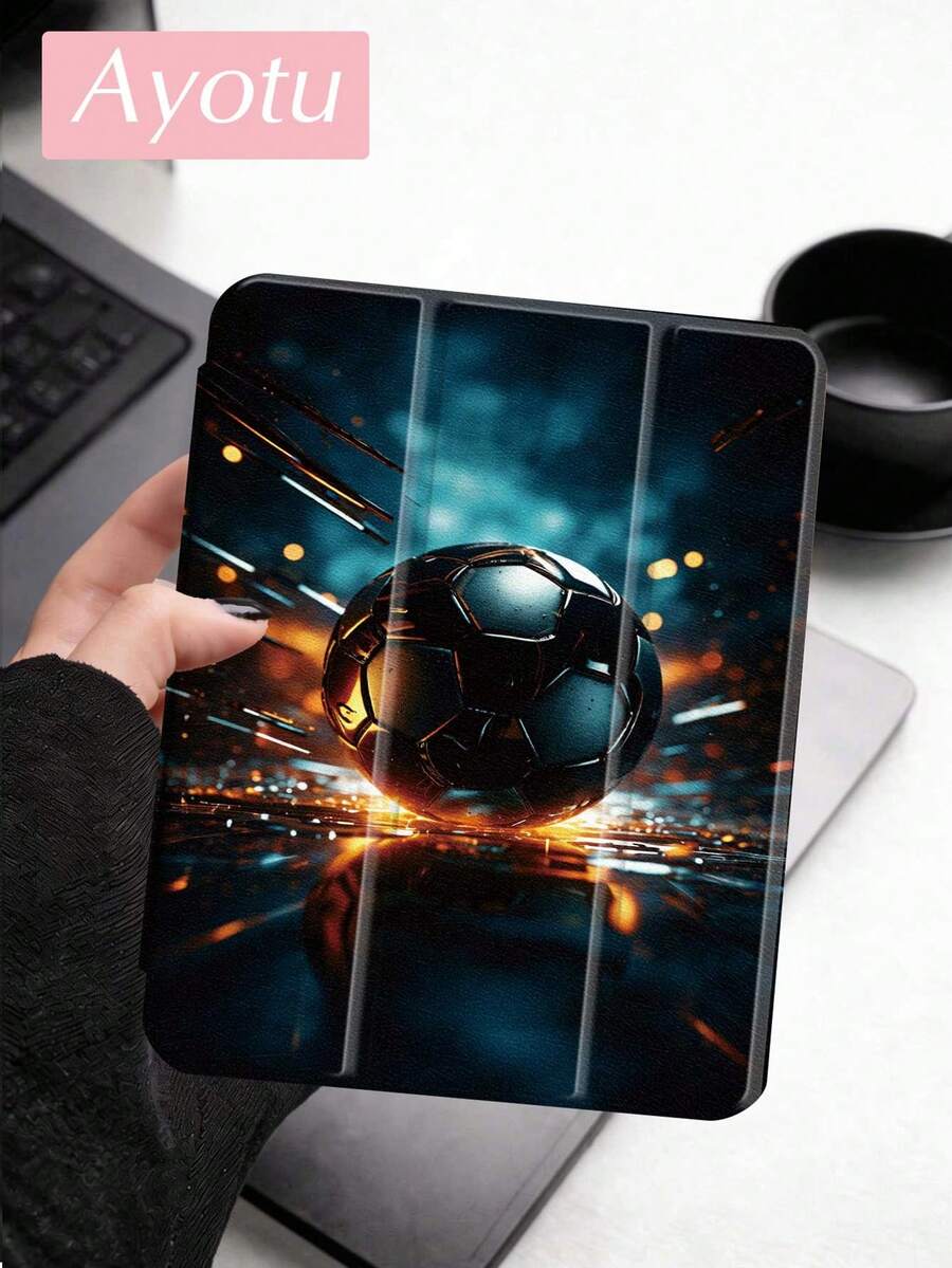 Ayotu 1 chiếc ốp bảo vệ máy tính bảng và Kindle họa tiết bóng đá, phù hợp với iPad Air 8 (M4) 2026 (11/13 inch), thế hệ thứ 10, 11/Air thế hệ thứ 4/Air thế hệ thứ 7/9.7 inch, Galaxy Tab A9 Plus, Kindle (thế hệ thứ 11 - ra mắt năm 2024) (6 inch), Kindle Paperwhite thế hệ thứ 12 2024, một món quà Giáng sinh thời trang và tối giản. - Nhiều màu - Xem 1