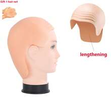 Tự làm đồ trang điểm Halloween bằng latex, đầu trọc giả kiểu tu sĩ, phụ kiện hóa trang dự tiệc, hoàn hảo cho buổi hòa nhạc Pitbull. - Nhiều màu - Xem 10