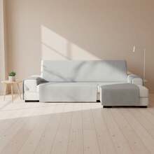 Kiva Elastic Sofa Cover For Standard Right-Handed Chaise Longue, Various Colors Available – Chaise Longue Sofa Cover With Adjustable Elastic Bands Compatible With Left Or Right Corner Sofas - 豬生活 - 查看 1