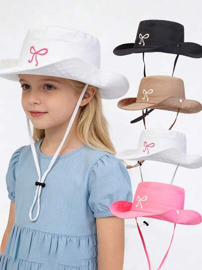 Mint Candy Water-Resistant Quick-Dry Bow Fishing Hat, Summer Hiking Sun Protection Hat