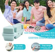 Khuôn làm cơm nắm hình tam giác màu xanh dương, đa năng 6 trong 1, có thể gấp gọn, làm được 6 viên cơm nắm hình tam giác cùng lúc, nhanh chóng và dễ dàng. - Nhiều màu - Xem 4