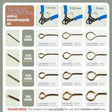 KLONKEE Kìm uốn vòng một bước, kìm uốn vòng 1.5mm, 2.25mm, 3mm, dụng cụ uốn dây kim loại dùng trong sản xuất trang sức, kìm xoắn 9 cái, kìm chĩa 9 cái, kìm cuộn đa năng có rãnh và chức năng cắt, có thể tạo ra ngay những chiếc vòng đều đặn cho bông tai, vòng tay, dây chuyền và trang sức bằng dây, kìm cầm tay nhỏ gọn dùng cho trang sức DIY dây 0.5-2mm, thích hợp cho sản xuất và bảo trì trang sức (người đam mê nghiệp dư và người mới bắt đầu). - Nhiều màu - Xem 5
