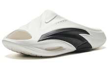 Anta Nitrogen Bubble Sports Slippers Men's White Black White And Black Have Original Shoe Boxes. - White and Black, With Original Shoe Box - View 2