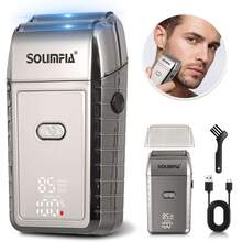 1pc Multifunctional Electric Shaver For Men, USB Rechargeable, 2-Speed Adjustable, Bald Head Whitening - Multicolor - View 13