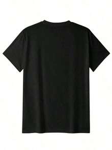 Suave Impala Camiseta femenina casual estilo vaquero con estampado de letras LOVE y elementos western, tela suave, corte holgado, cuello redondo, manga corta para primavera/verano fiestas al aire libre, ropa de calor mujer - Negro - Ver 2
