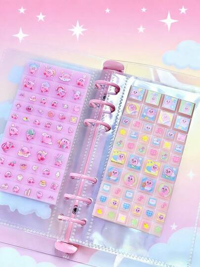 甜蜜治愈方形3D贴纸：为每一篇日记和每一份礼物增添可爱与温馨的魅力。卡通风格3D立体贴纸，趣味儿童装饰贴纸，防水透明水晶贴纸，金属材质DIY贴纸。