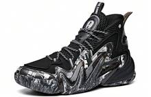 Anta  2 Fabric Cushioning Slip Resistant Abrasion Resistant High Top Nitro Speed/A SHOCK3.0 Basketball Shoes Black - Black - View 2