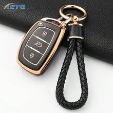 4-Button TPU Car Smart Key Fob Cover Accessories Suitable For Creta Ix35 Ix45 I10 I30 I40 Tucson Santa Fe Rena Sonata Elantra - Modern a - View 11