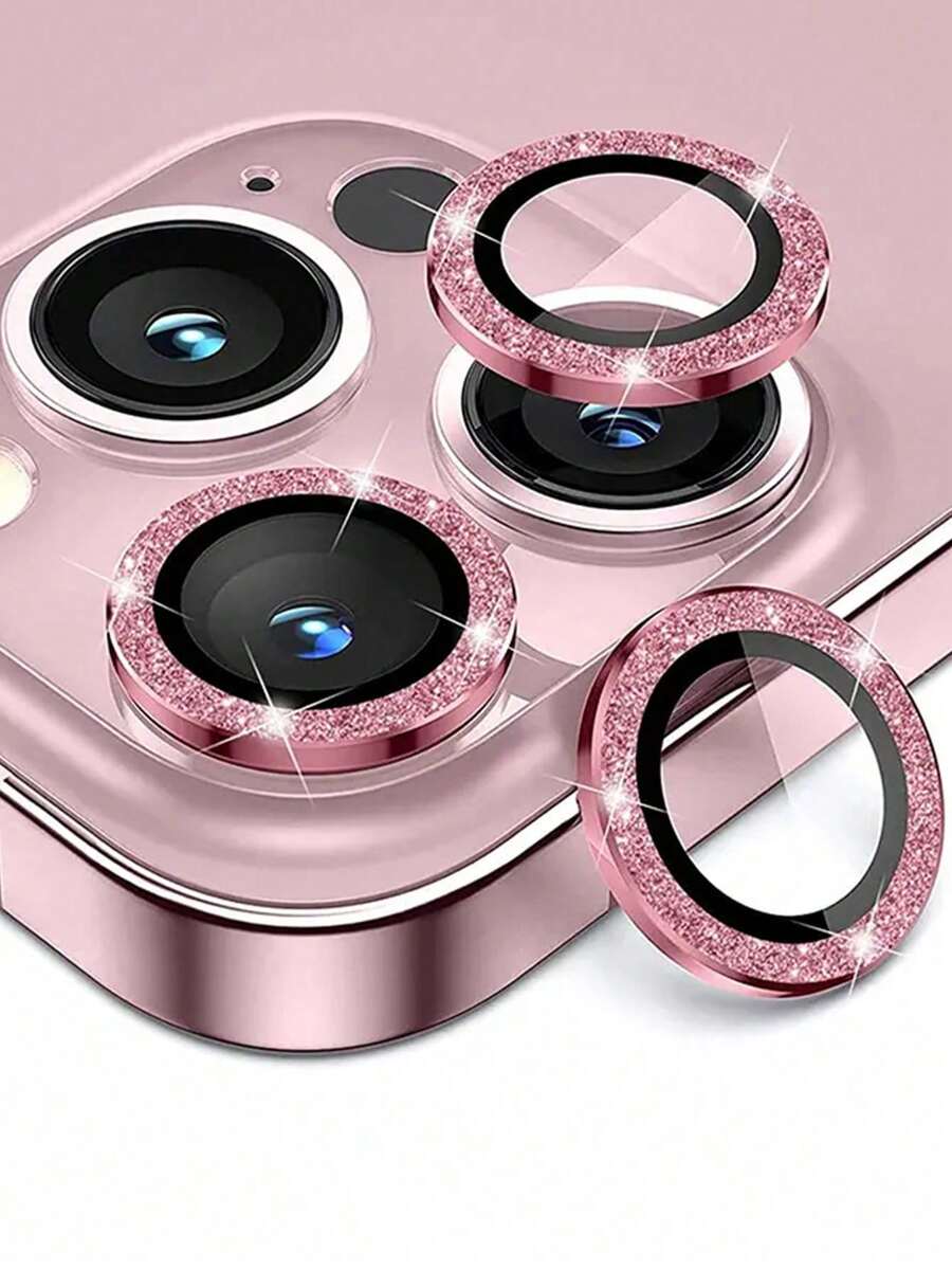 Apple Camera Lens Protector Cover, Shiny Crystal, Full Coverage Waterproof Shockproof Anti-Scratch Anti-Fingerprint - Multicolor - View 1