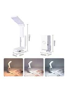 1 đèn đọc sách LED kẹp sạc được, đèn đọc sách kẹp gấp gọn di động, đèn bàn mini bảo vệ mắt. - Nhiều màu - Xem 9